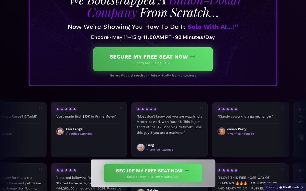 AI Secrets Challenge — final registration call to action