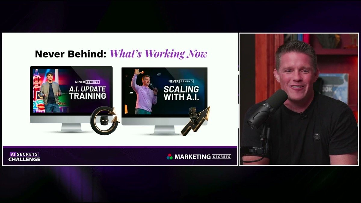 Never Behind bonus — AI update training and scaling with AI